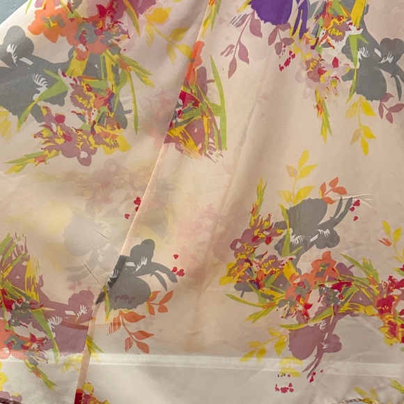 W118 by Walter Baker Blush Pink Abstract Floral Maxi Slip Full Length Flow Dress - Picture 16 of 16